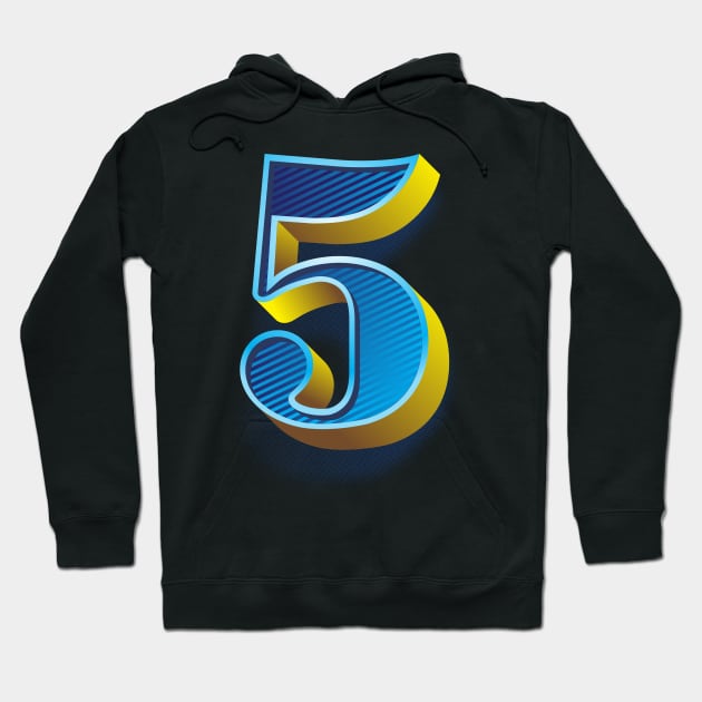 Float 5 Blue Yellow Hoodie by MplusC